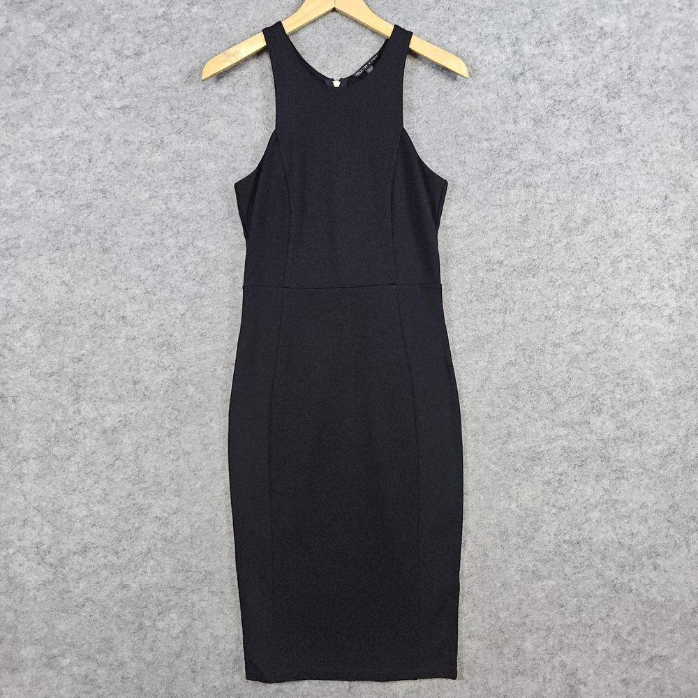 Felicity & Coco Women's Black Sleeveless Bodycon Dress‎ Party Cocktail Size S